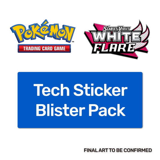 Pokemon - TCG - Scarlet & Violet White Flare Tech Sticker Blister