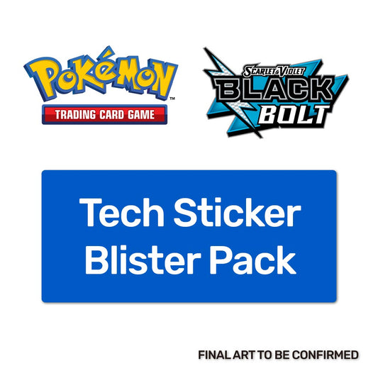 Pokemon - TCG - Scarlet & Violet Black Bolt Tech Sticker Blister